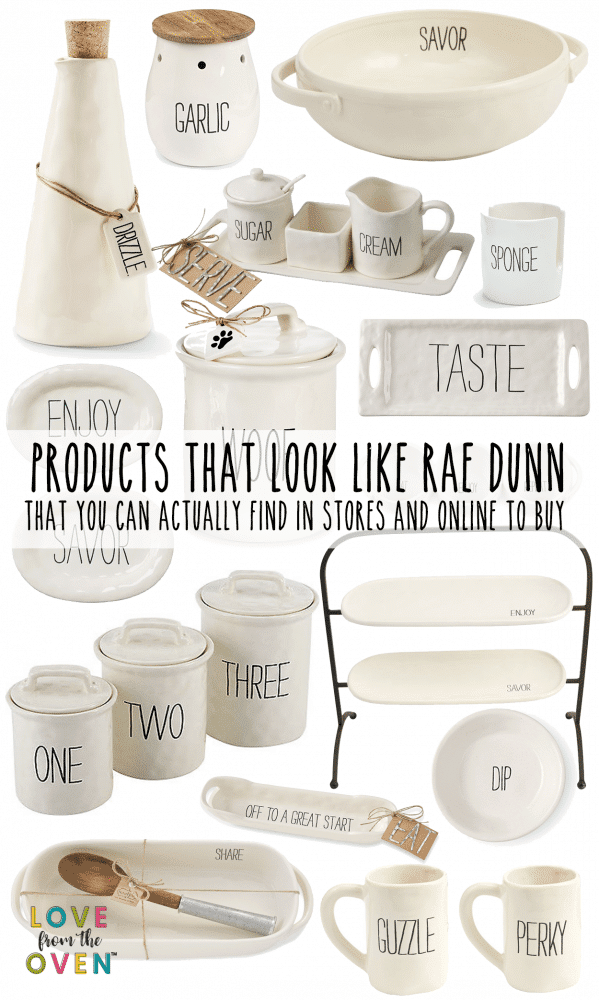 Where To Find Rae Dunn And Items Like Rae Dunn Love From The Oven,Cleaning Your Kitchen Sink