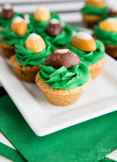 Football Candy Corn Football Cupcakes