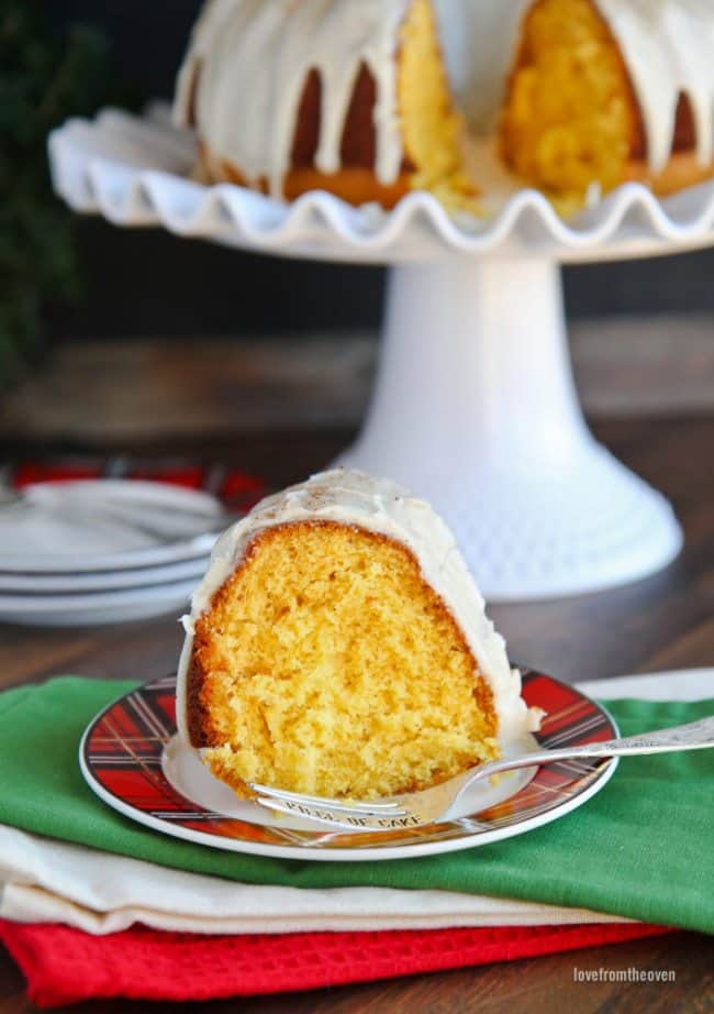 Eggnog Cake Recipe