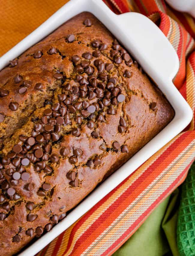 Chocolate Chip Pumpkin Bread