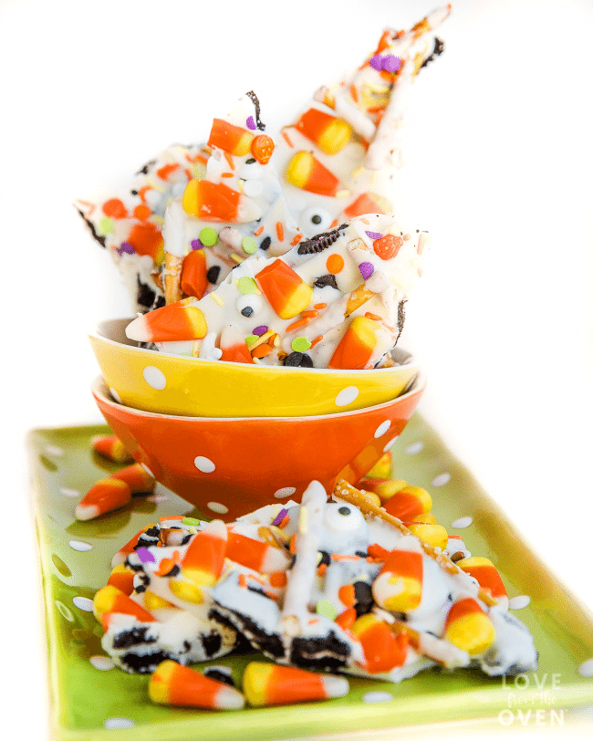 Cookie Candy Corn Bark