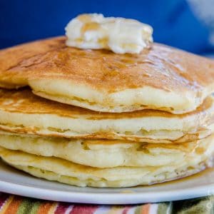 Perfect fluffy pancakes