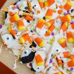 Easy Cookie Candy Corn Bark