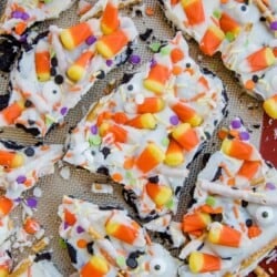 Cookie Candy Corn Bark