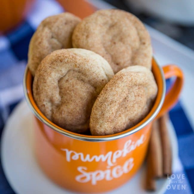 Pumpkin Snickerdoodle Cookie Recipe