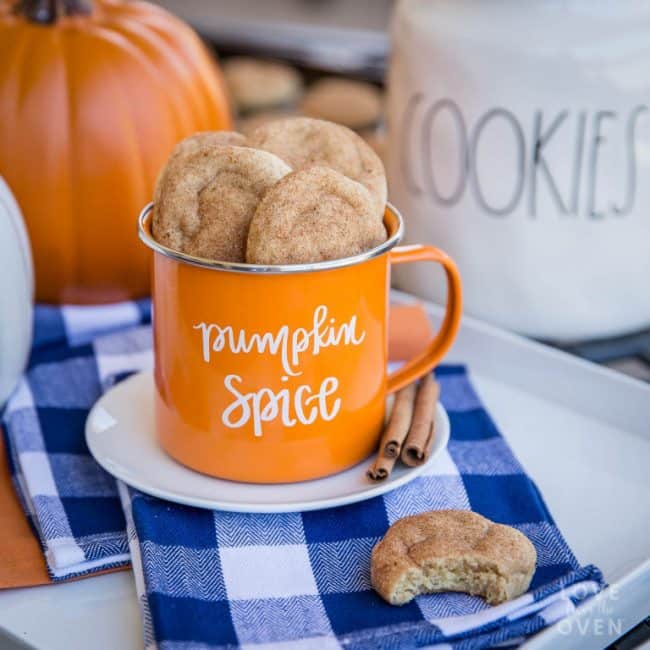 Pumpkin Spice Snickerdoodles