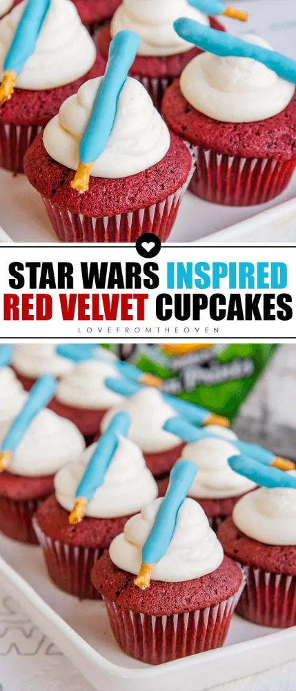 Red Velvet Cupcakes Star Wars Cupcakes