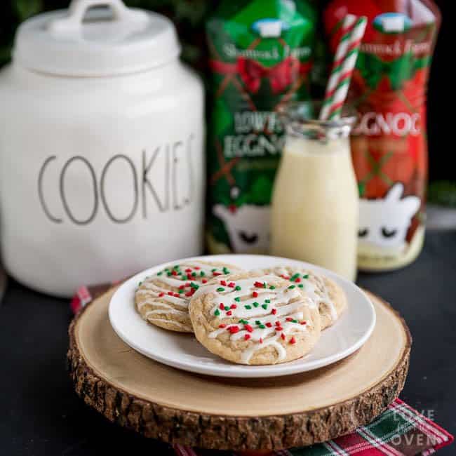 Eggnog Snickerdoodles Cookies