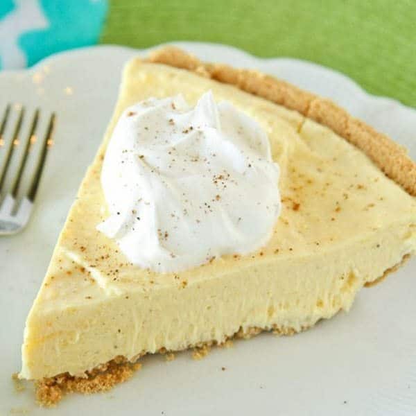 Eggnog Pie