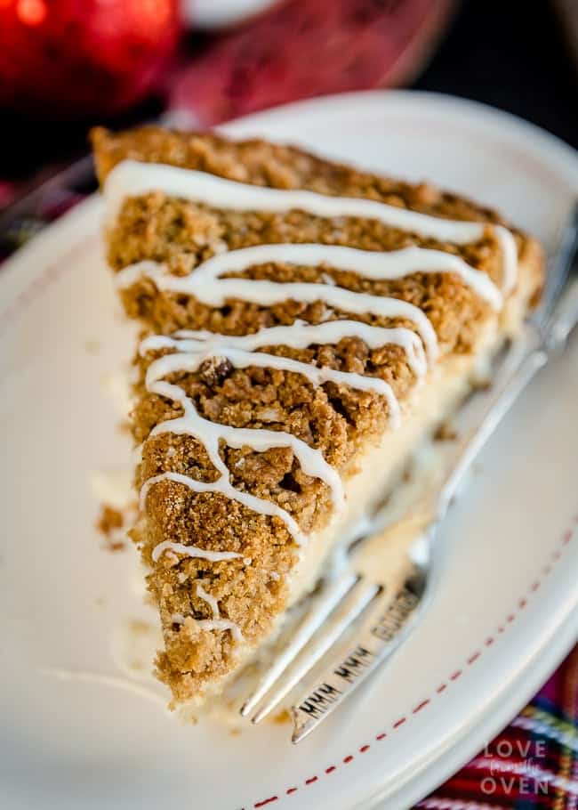 Eggnog Crumb Cake Recipe #eggnog #crumbcake #eggnogcake