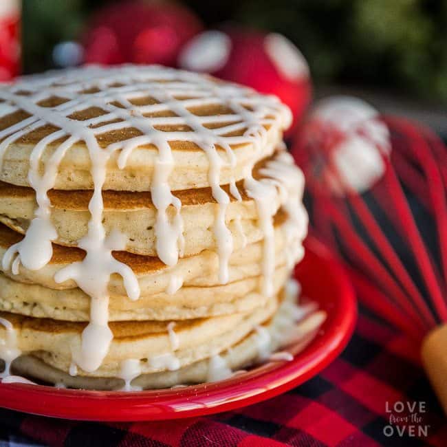 Eggnog Pancakes