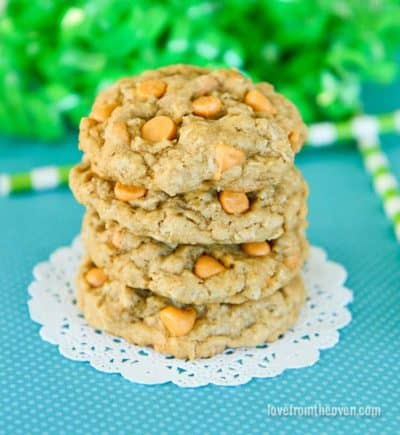 A stack of oatmeal scotchies