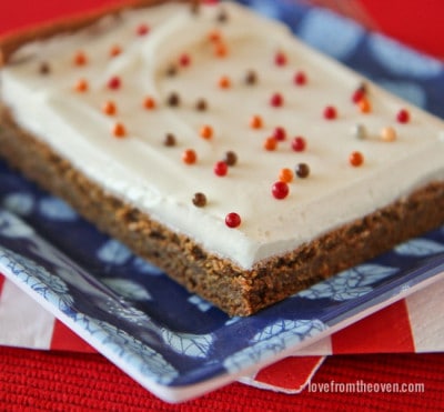 Gingerbread Bars