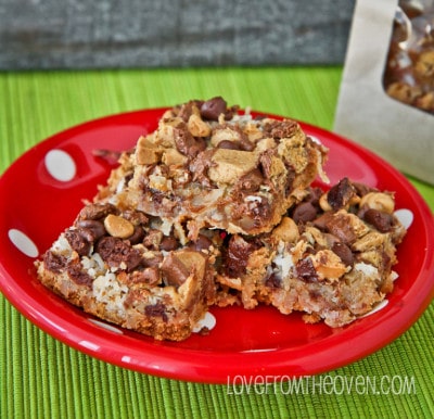 Peanut Butter Cup Magic Cookie Bars