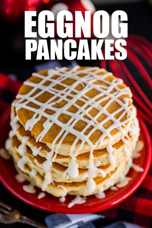 Easy Eggnog Pancakes