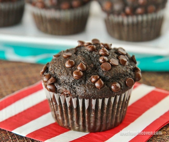 Chocolate Banana Muffins