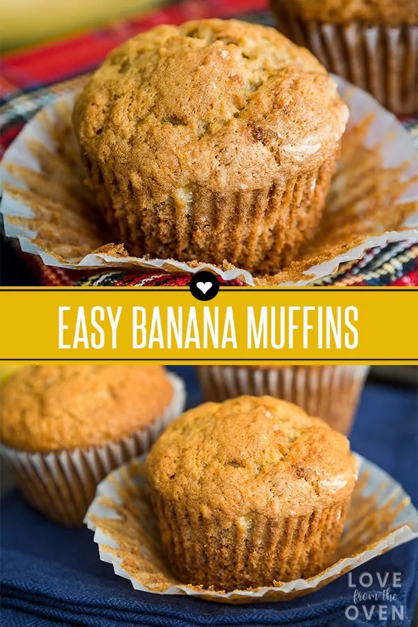 Delicious and easy banana muffins #bananamuffins #muffins 