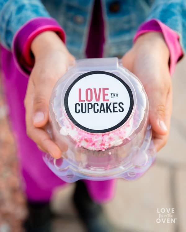 Valentine Cupcakes Printable