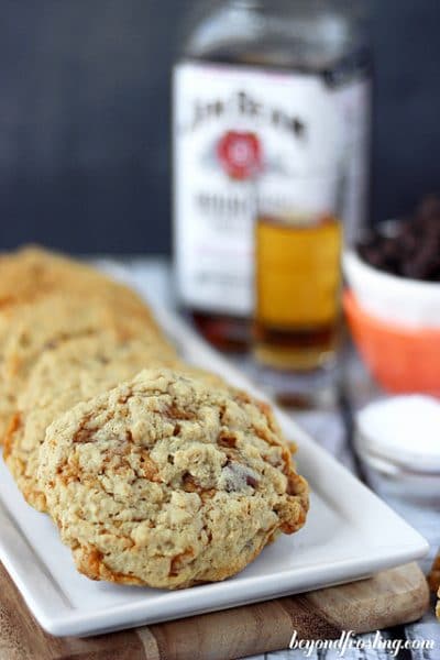 Bourbon Oatmeal Cookies