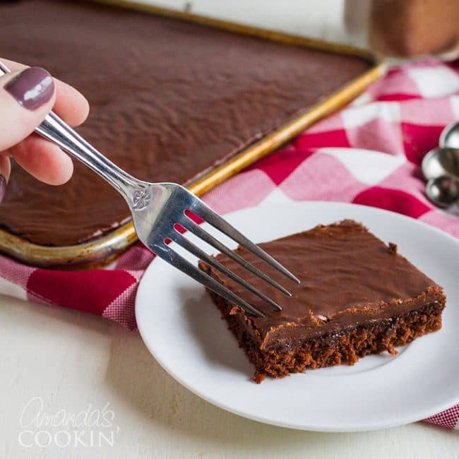 Chocolate Texas Sheet Cake