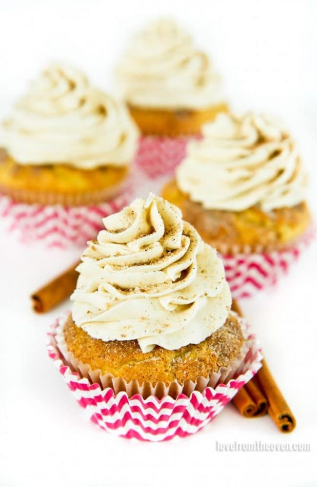 Vanilla Cinnamon Cupcakes