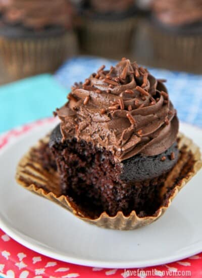 Chocolate Cake Mix Cupcakes