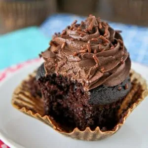 Chocolate Cake Mix Cupcakes