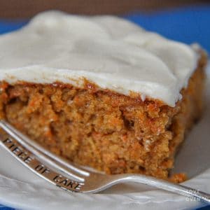 Carrot Sheet Cake Recipe