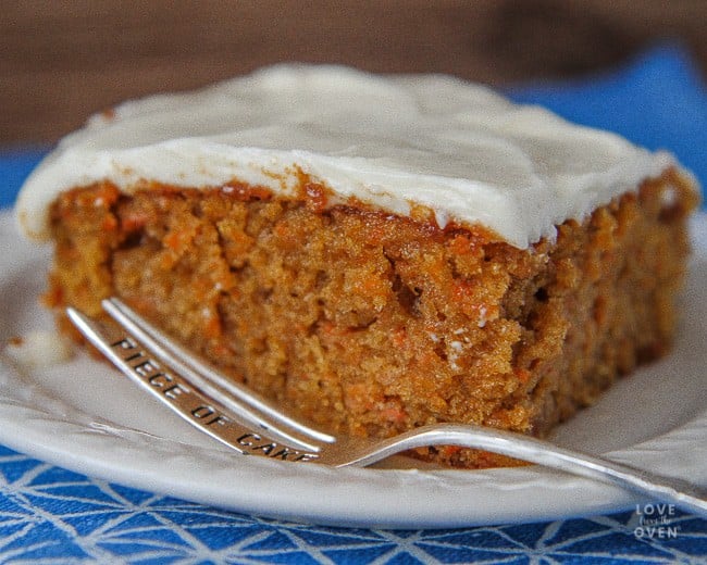 Easy Carrot Sheet Cake