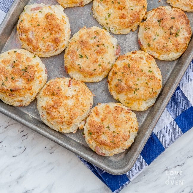 Ham and Cheese Biscuits