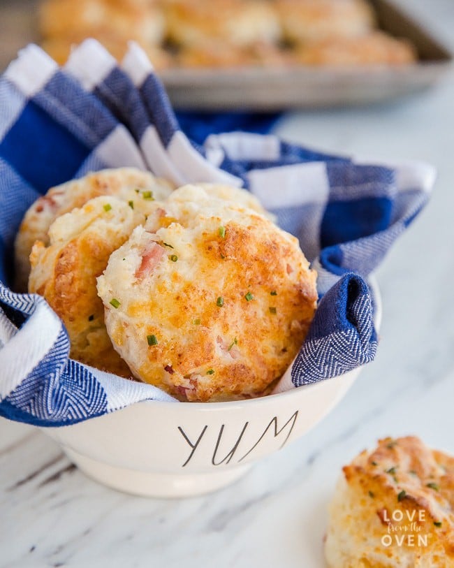 Ham and Cheese Biscuits Recipe