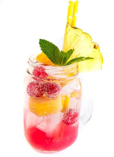 Pineapple Cranberry Cooler Drink