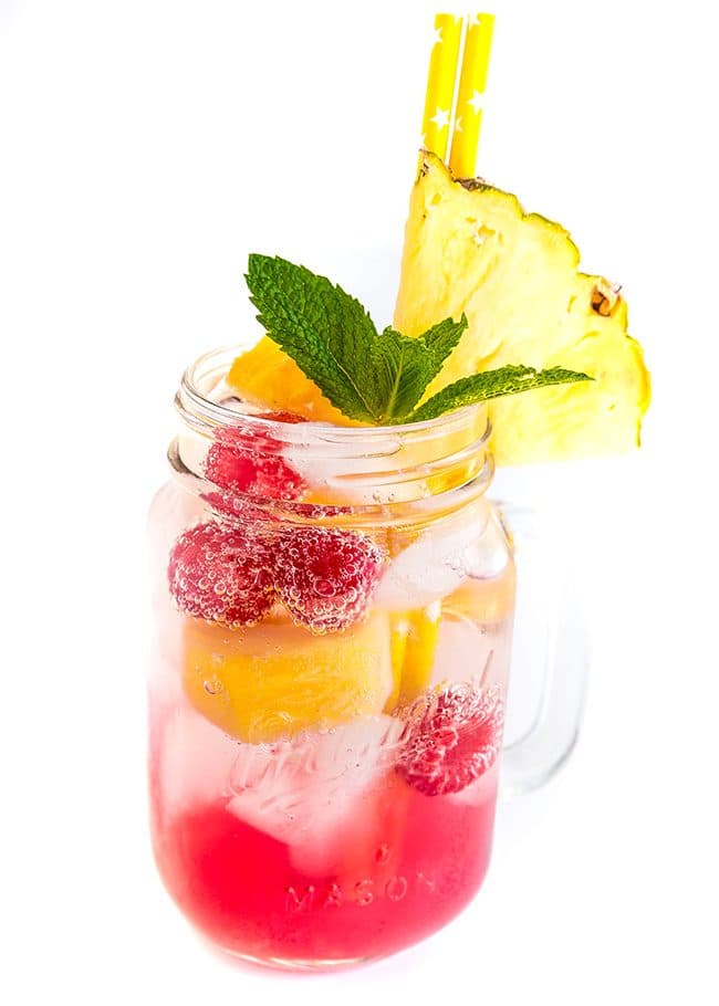 Pineapple Cranberry Cooler Drink