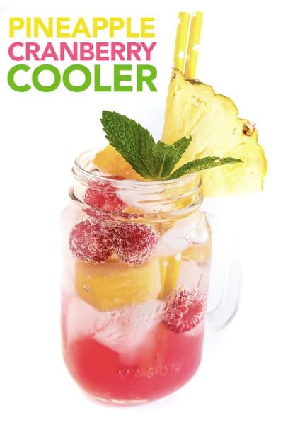 Pineapple Cranberry Juice Cooler Recipe