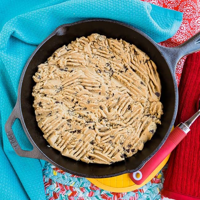 Cookie Dough In Skillet