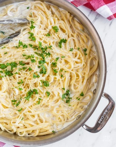 Easy Alfredo Sauce Recipe • Love From The Oven