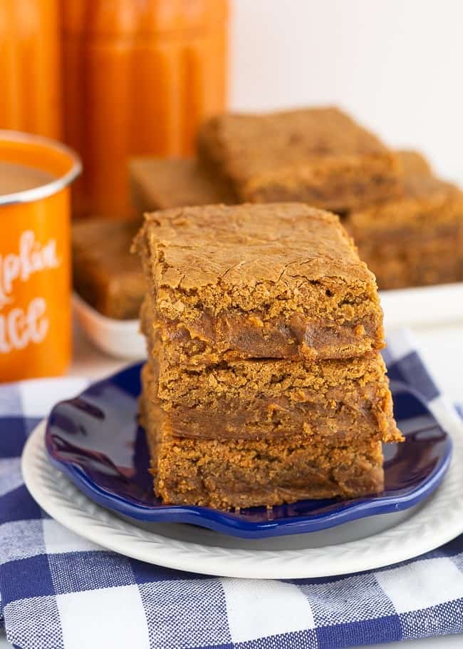 Pumpkin Blondies