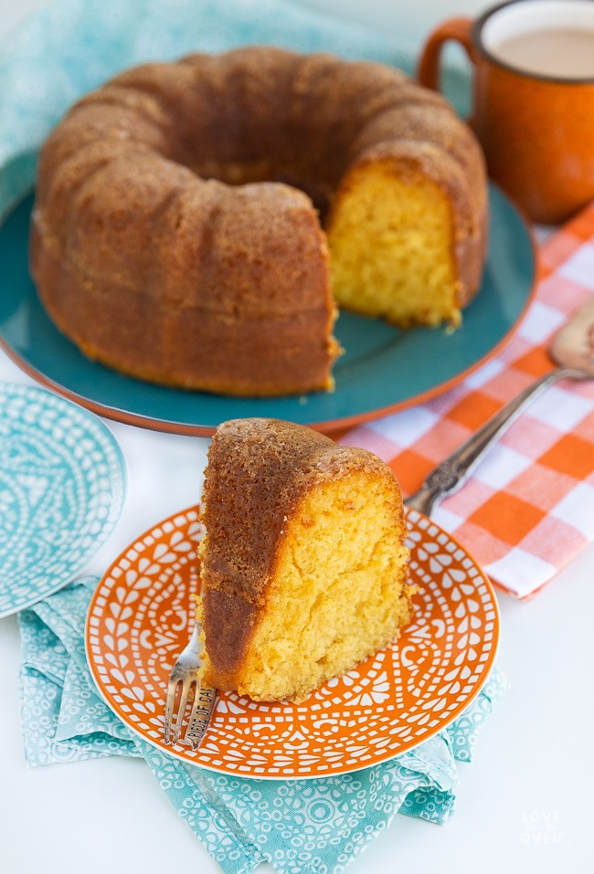 The BEST Easy Rum Cake • Love From The Oven