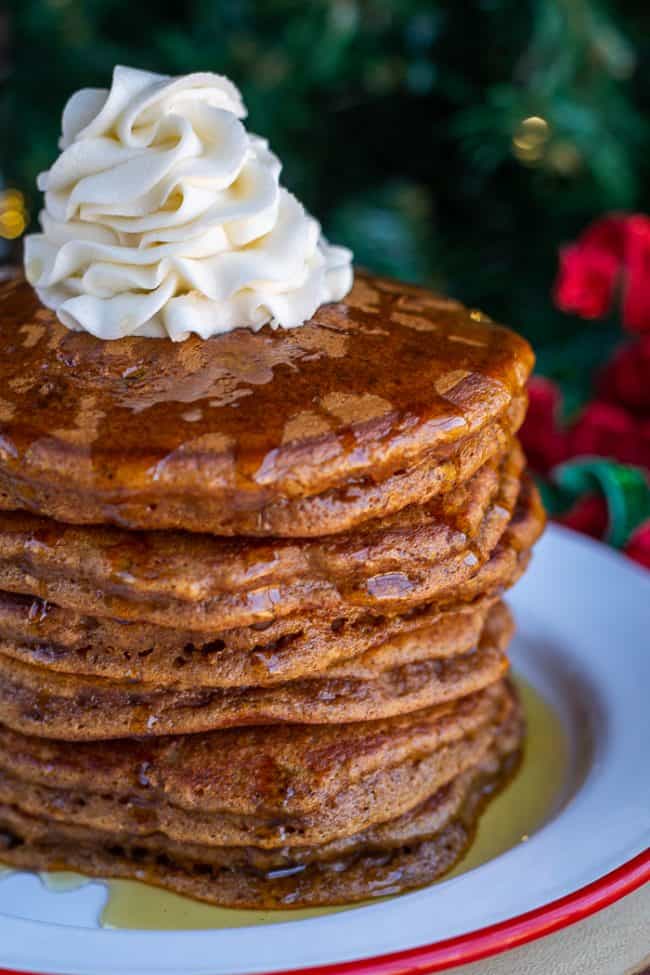 Gingerbread Pancakes • Love From The Oven