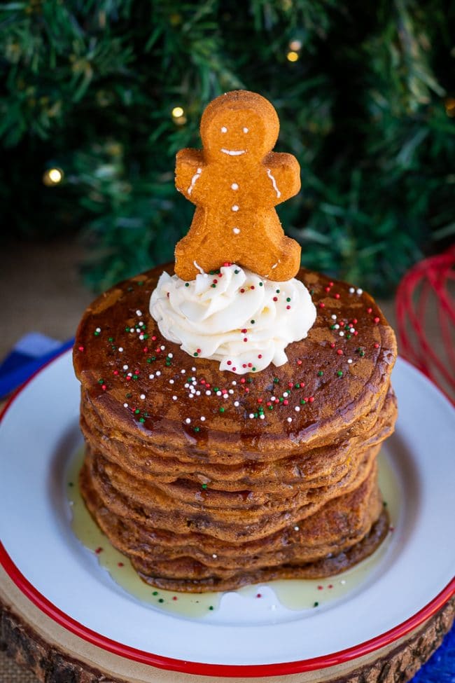 Gingerbread Pancakes • Love From The Oven