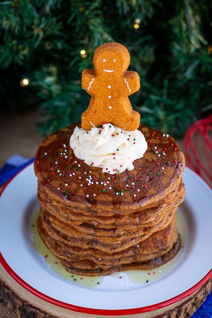 Gingerbread Pancakes • Love From The Oven