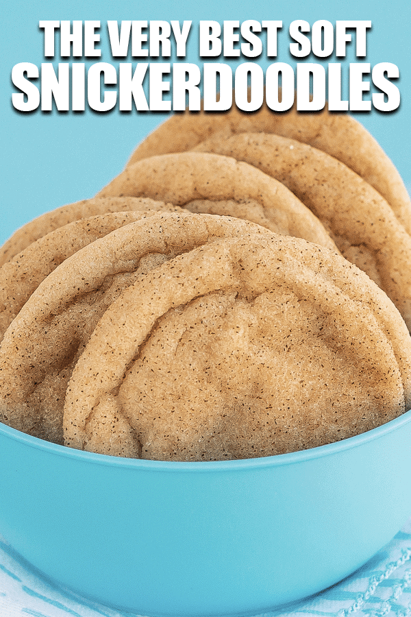A bowl of snickerdoodle