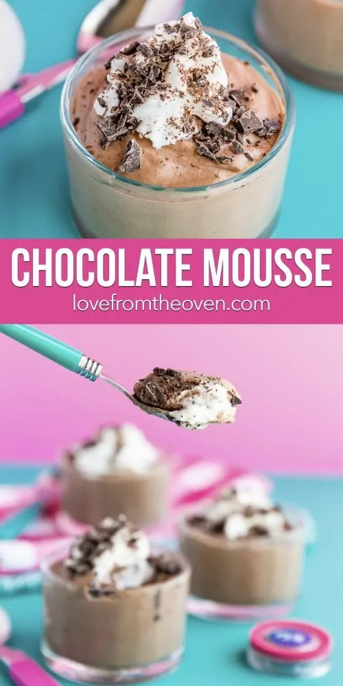 Chocolate Mousse Recipe With Individual Bowls Of Chocolate Mousse