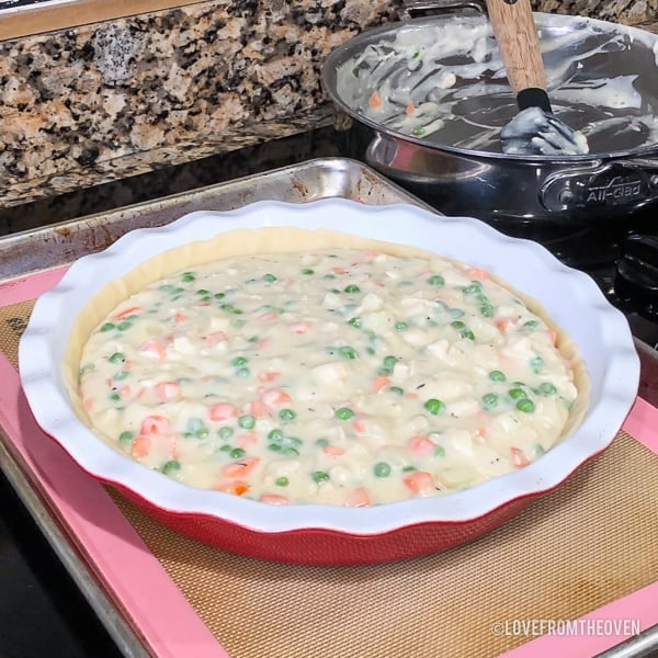 Easy Homemade Chicken Pot Pie Recipe • Love From The Oven