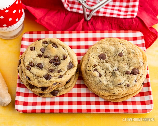 Several Chocolate chip cookies