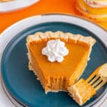 slice of libbys pumpkin pie