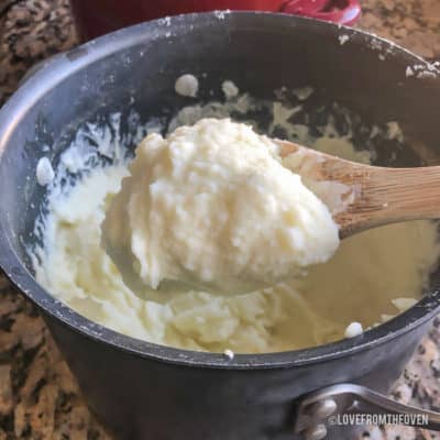 Creamy mashed potatoes