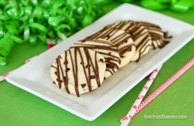 Chocolate covered shortbread cookies