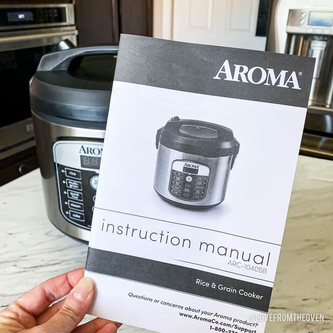 Small Aroma Rice Cooker Manual