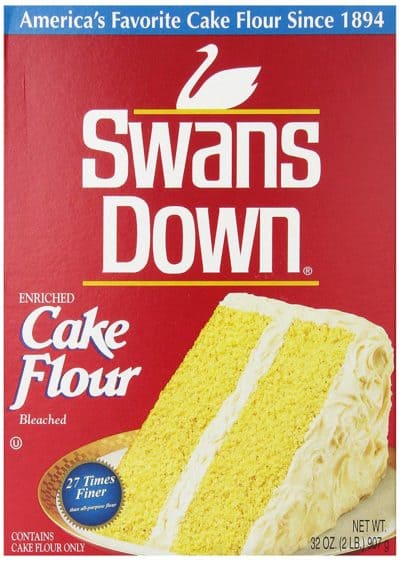 A box of cake flour